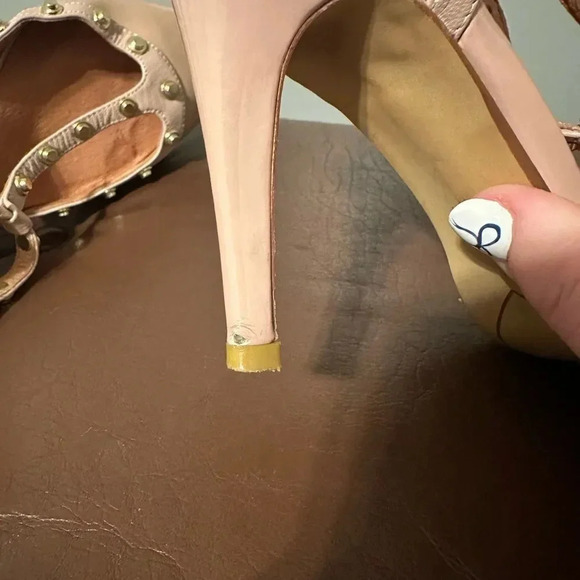 Halogen Strappy Nude Heels Size 6.5 - Picture 6 of 6